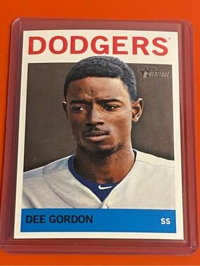 Dee Gordon #154 2013 Topps Heritage Baseball Trading Card